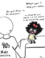 helping doll
