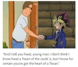 hank hill and yugi
