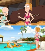 Rick and morty pool