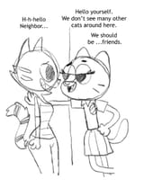 93772 - crossovers fran litterbox_comics nicole_watterson the_amazing_world_of_gumball