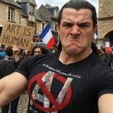 20250722_1750_Angry Gaston Protest Selfie_remix_01k0t1pcc0fpkah2k6qbxh9crf