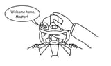 maid V pov headpat