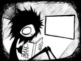 Nia reading Hellsing