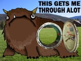 through alot