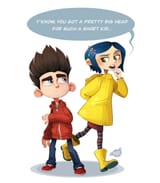 Coraline teasing Norman