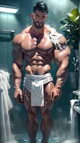 the_boxers_are_taking_a_shower___
