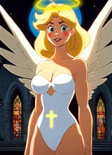 Bible Girl Animation Cels 09