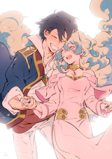 __nia_teppelin_and_simon_tengen_toppa_gurren_lagann_drawn_by_yaetaniyama__1417a244d47abf5fd340764a722c289d