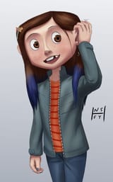 coraline long hair
