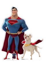 Double-Pack-Superman-and-Krypto-DC-League-of-Super-Pets-Official-Lifesize-Cardboard-Cutout-buy-now-at-starstills__38322