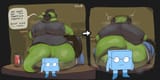 CROCODILE AND CUBE