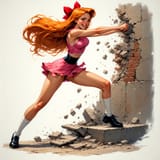 Perchance Blossom, breaking a wall 10