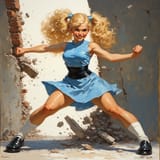 Perchance Bubbles, breaking a wall 03