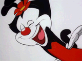 Dot laughs