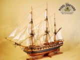 HMS-Surprise-Wooden-Scale-Model-Ship-Port-Bow
