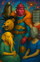 Goku Fraud Painting by Van Gong