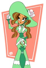 jess in a dress