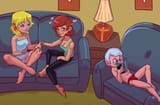 5949 - artist_softsquishy555 beckycoln briefs character_becky character_lincoln_loud character_lori_loud panties reading underwear