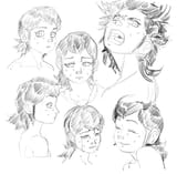 bug pompadour faces
