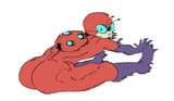 Ladybug flying peach