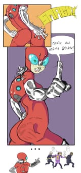 Ladybug butt slap