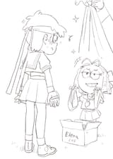3905 - 2021 alternate_outfit artist_anon334 character_lola_loud character_luna_loud holding_object parody street_fighter