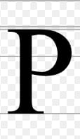 p