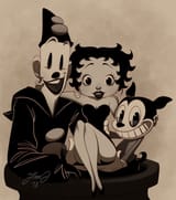 Betty boop redrawn