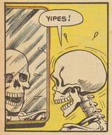 Skeleton realizes that he&#039;s a skeleton
