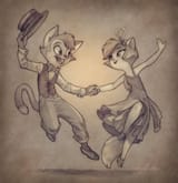 cats do dance by Tracy
