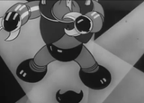 Uran fights a robot