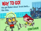 Robot Jones Follow That Brain