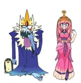 __princess_bonnibel_bubblegum_ice_king_and_gunter_adventure_time_drawn_by_gashi_gashi__d237403317ee3b46115e02c86cbe9d3d