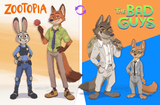 zootopia v the bad guys