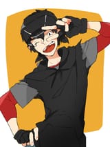 casey does that anime hand thing