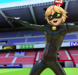 chat noir finger guns