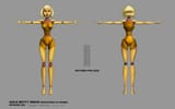 Color concept for gold Betty droid