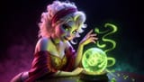 AI Crystal Ball Gypsy Elsa (42)