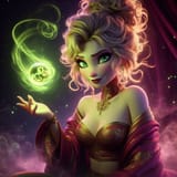 AI Crystal Ball Gypsy Elsa (116)