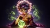 AI Crystal Ball Gypsy Elsa (108)