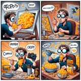 WEBCOMIC ARTIST AT WORK