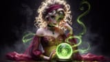AI Crystal Ball Gypsy Elsa (125)
