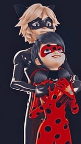 Aesthetic Catnoir🐱&amp; Ladybug 🐞 Wallpaper