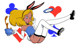 Alice white bunnygirl