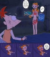 113486 - artist_fufulo candace_flynn comics parody perry_the_platypus phineas_and_ferb phineas_flynn picket_fences