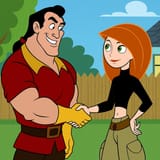 20250808_2201_Gaston Meets Kim Possible_remix_01k268tz1bfve9p9j7evx1wxz3 (1)