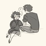 bigkat gives his sweater to smallanya
