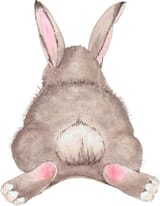 cute-easter-bunny-sitting-backwards-watercolor-hand-painted-illustration-vector