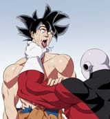 Jiren Chokes Goku