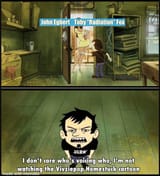 Toby radiation fox as John Egbert